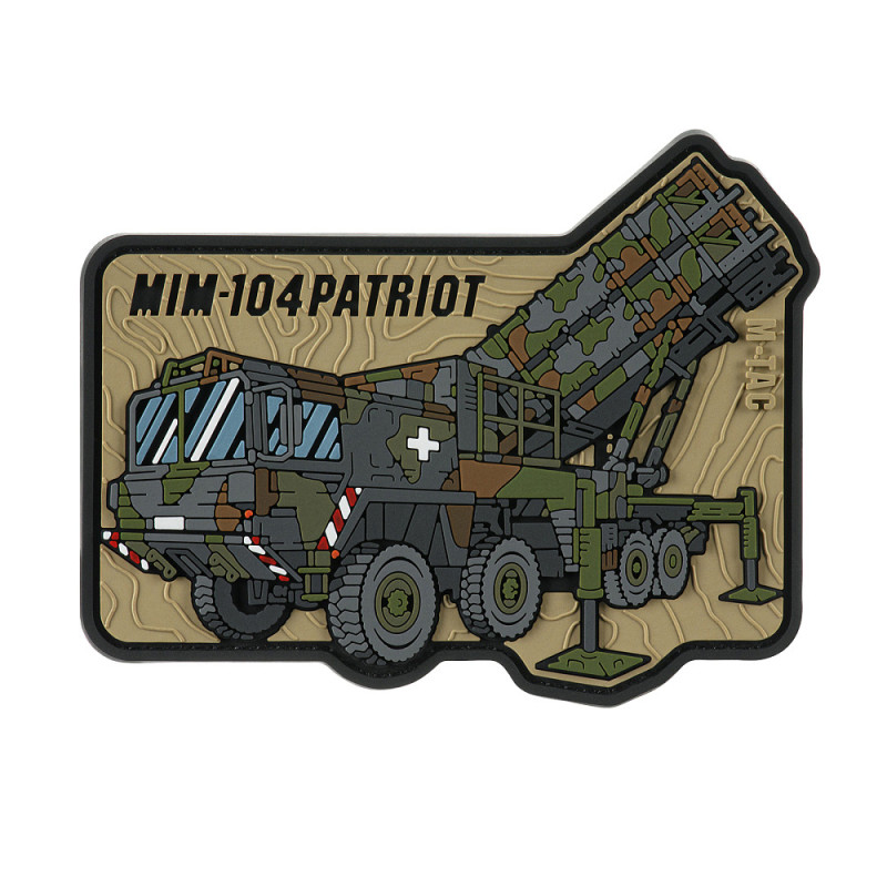 M-Tac нашивка MIM-104 Patriot PVC Олива M-Tac нашивка MIM-104 Patriot PVC Олива