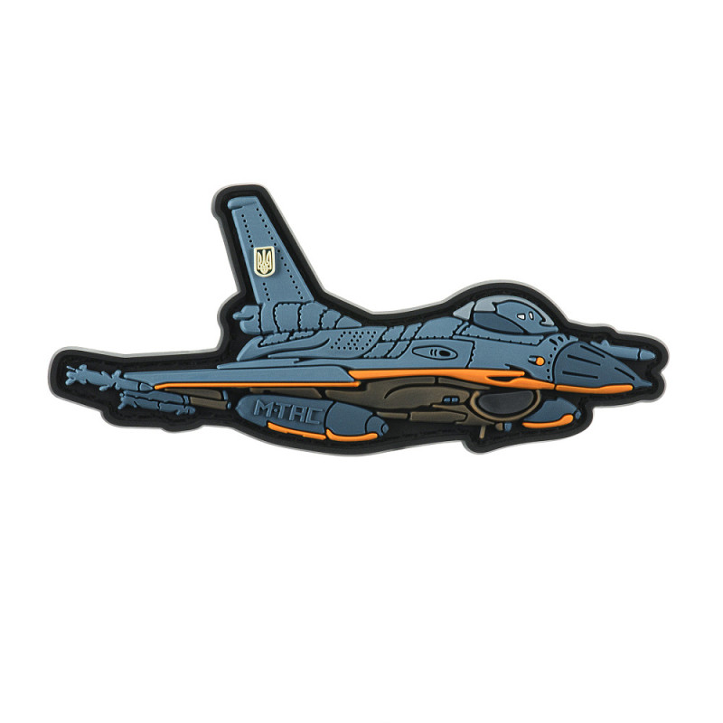 M-Tac нашивка F-16 PVC Синя M-Tac нашивка F-16 PVC Синя