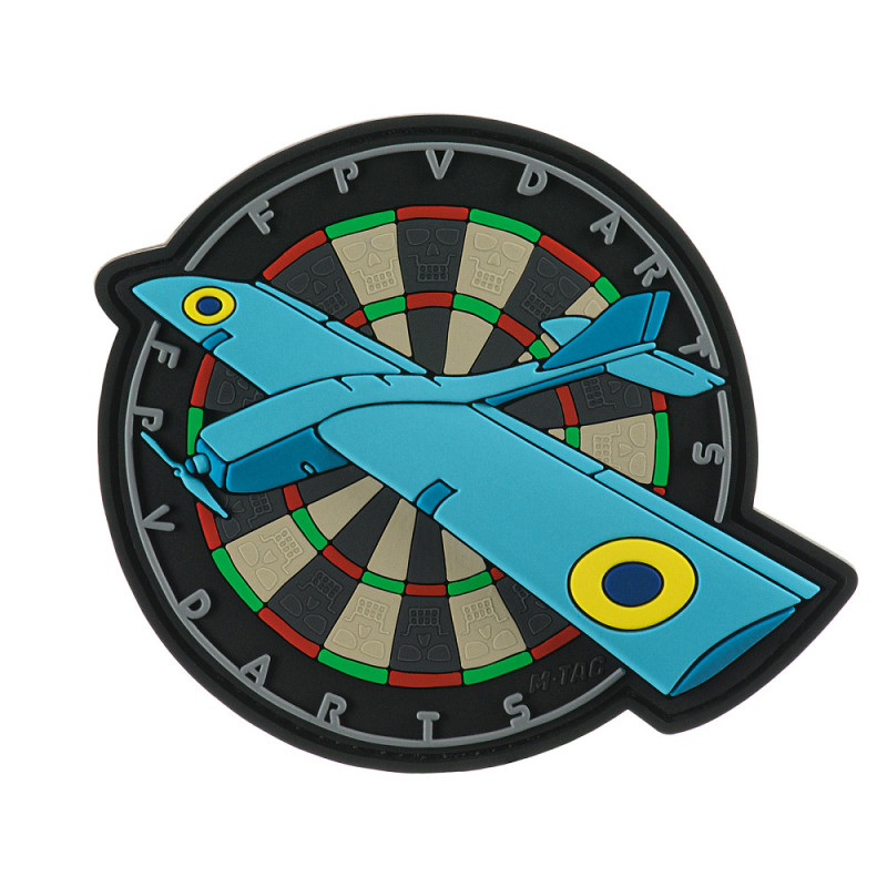 M-Tac нашивка FPV Darts PVC Синя M-Tac нашивка FPV Darts PVC Синя