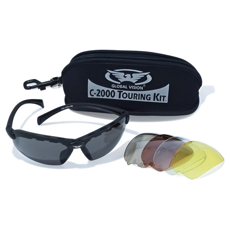 Окуляри захисні тактичні зі змінними лінзами Global Vision C-2000 Touring Kit Окуляри захисні тактичні зі змінними лінзами Global Vision C-2000 Touring Kit