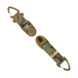 M-Tac Брелок з карабінами та фастексом Key Holder Elite мультикам (Multicam)