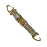 M-Tac Брелок з карабінами та фастексом Key Holder Elite мультикам (Multicam)