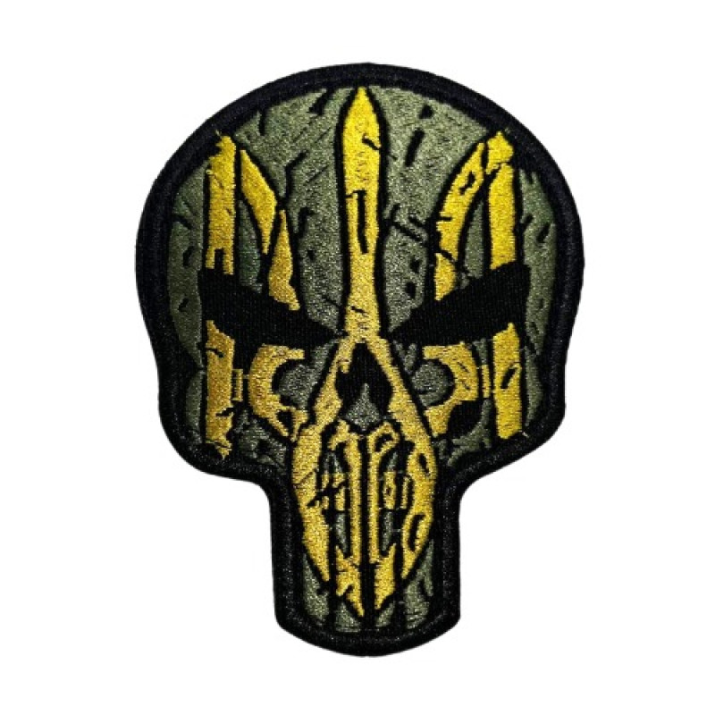 Нашивка Punisher Каратель | 9 × 7 см, Олива Нашивка Punisher Каратель | 9 × 7 см, Олива