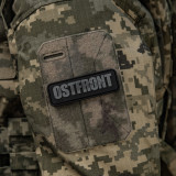 M-Tac нашивка Ostfront Black/Grey M-Tac нашивка Ostfront Black/Grey