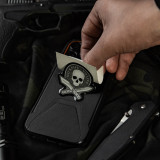 M-Tac наклейка об'ємна No Knife - No Life чорна/сіра M-Tac наклейка об'ємна No Knife - No Life чорна/сіра
