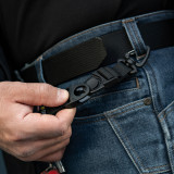 M-Tac Брелок з карабінами та фастексом Key Holder Elite чорний (Black)