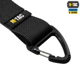 M-Tac Брелок з карабінами та фастексом Key Holder Elite чорний (Black)