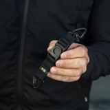 M-Tac Брелок з карабінами та фастексом Key Holder Elite чорний (Black)