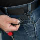 M-Tac Брелок з карабінами та фастексом Key Holder Elite чорний (Black)