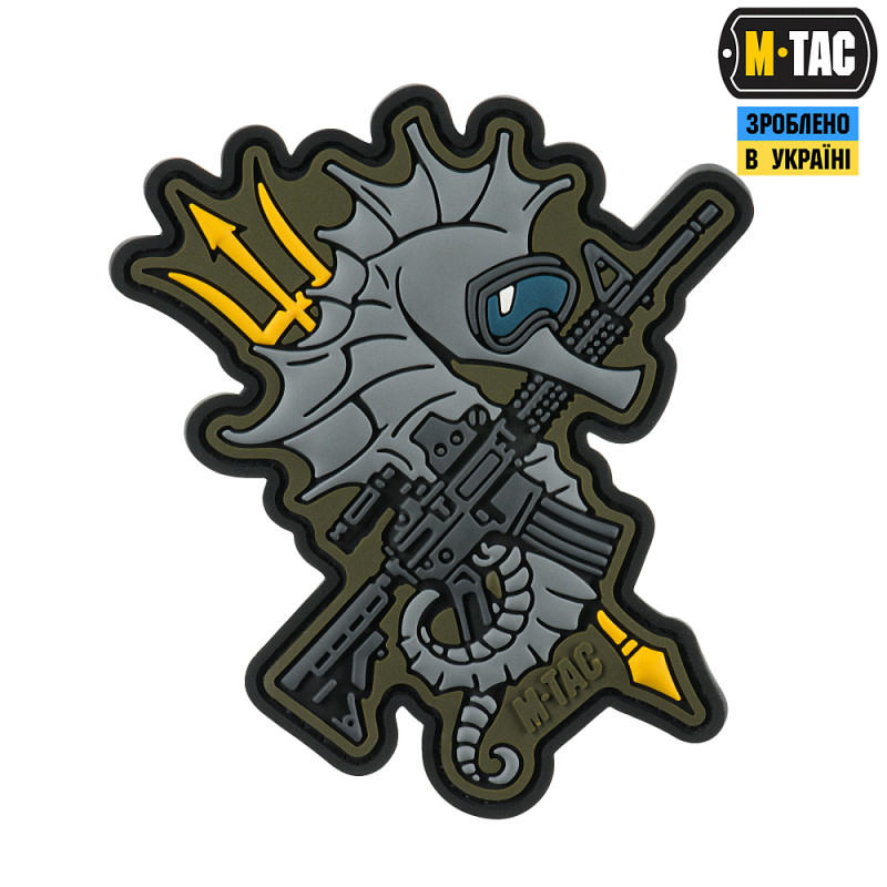 M-Tac нашивка Морський коник (PVC) койот M-Tac нашивка Морський коник (PVC) койот