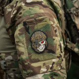 M-Tac нашивка Череп Зношений до кісток (Worn to the bone) PVC чорна/койот M-Tac нашивка Череп Зношений до кісток (Worn to the bone) PVC чорна/койот
