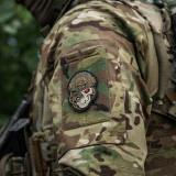 M-Tac нашивка Череп Зношений до кісток (Worn to the bone) PVC чорна/койот M-Tac нашивка Череп Зношений до кісток (Worn to the bone) PVC чорна/койот