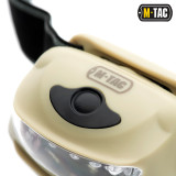 M-Tac ліхтарик налобний на батарейках  4+1 LED світла олива
