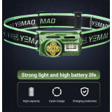 Налобний ліхтар на акумуляторі YEMAO YM-T614, 380LM,(Біле+червоне світло) Налобний ліхтар на акумуляторі YEMAO YM-T614, 380LM,(Біле+червоне світло)