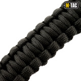 M-Tac браслет паракорд з компасом, висікачем іскор і свистком Black M-Tac браслет паракорд з компасом, висікачем іскор і свистком Black
