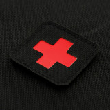 M-Tac нашивка Medic Cross Laser Cut Black/Red