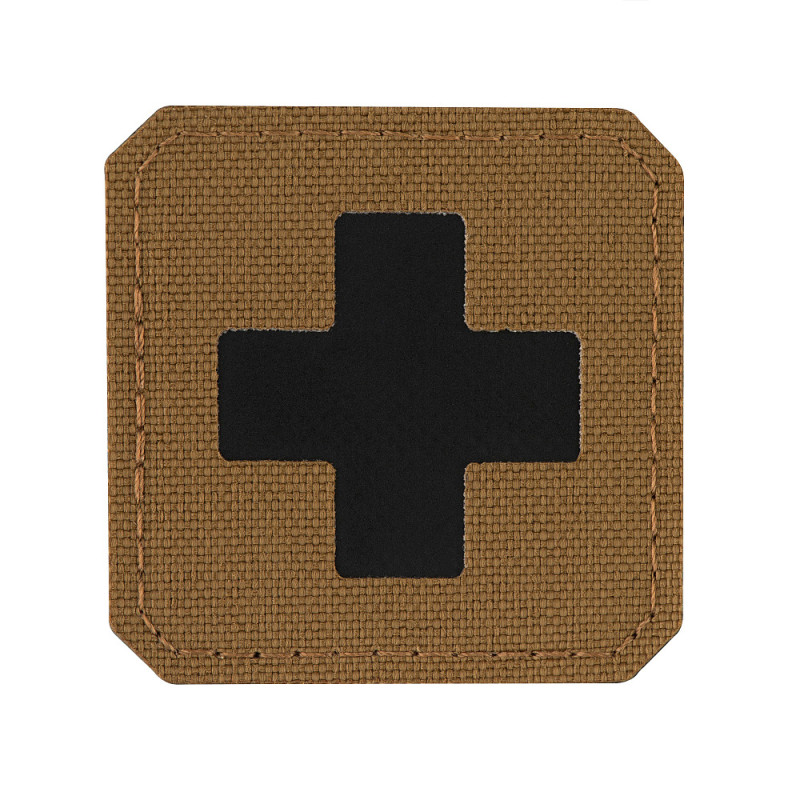 M-Tac нашивка Medic Cross Laser Cut Coyote/Black M-Tac нашивка Medic Cross Laser Cut Coyote/Black