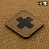 M-Tac нашивка Medic Cross Laser Cut Coyote/Black M-Tac нашивка Medic Cross Laser Cut Coyote/Black