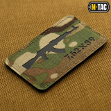 M-Tac нашивка AKM 7,62х39 Laser Cut Multicam/Black M-Tac нашивка AKM 7,62х39 Laser Cut Multicam/Black
