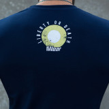 Футболка з принтом Артилерія УНР 
ҐWear темно-синя