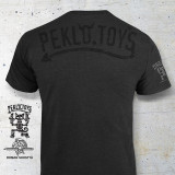 PEKLO.TOYS футболка Пекельний Зайчик з Машингвером - темно-сіра PEKLO.TOYS футболка Пекельний Зайчик з Машингвером - темно-сіра