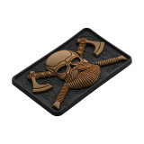 M-Tac нашивка Bearded Skull 3D PVC Black/Coyote M-Tac нашивка Bearded Skull 3D PVC Black/Coyote