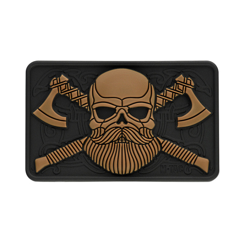 M-Tac нашивка Bearded Skull 3D PVC Black/Coyote M-Tac нашивка Bearded Skull 3D PVC Black/Coyote
