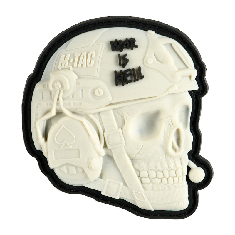 M-Tac нашивка War is Hell 3D PVC White M-Tac нашивка War is Hell 3D PVC White