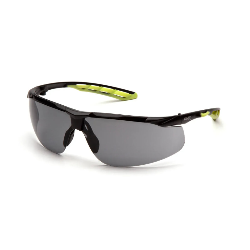 Окуляри захисні Pyramex Flex-Lyte Black-Lime (gray), cірі в чорно-лаймовій оправі Окуляри захисні Pyramex Flex-Lyte Black-Lime (gray), cірі в чорно-лаймовій оправі