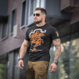 M-Tac футболка з принтом Гетьман Сагайдачний Чорна (Black) M-Tac футболка з принтом Гетьман Сагайдачний Чорна (Black)