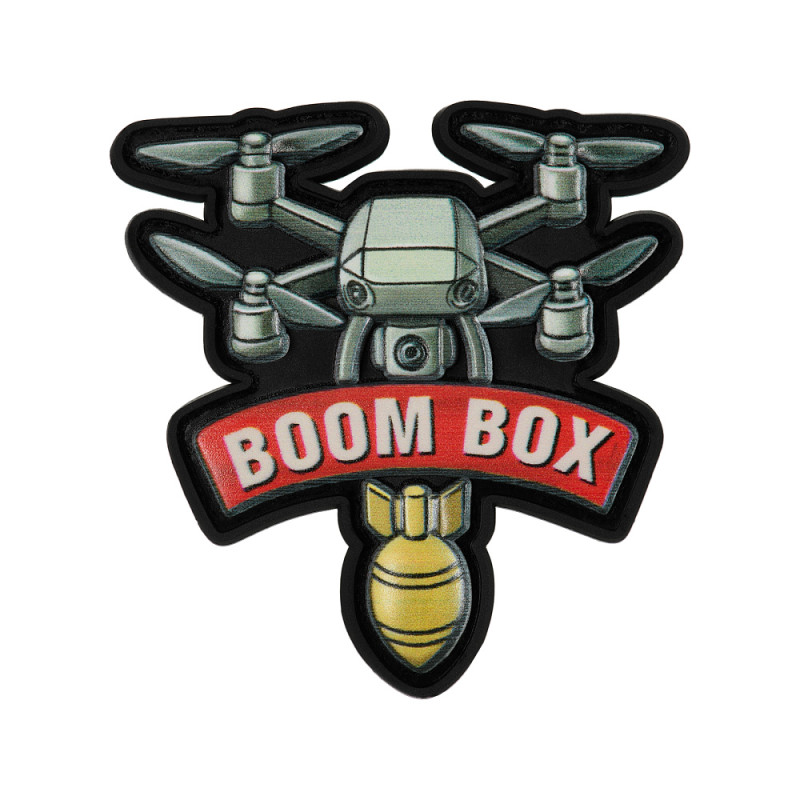 Нашивка шеврон дрон Boom Box PVC Нашивка шеврон дрон Boom Box PVC