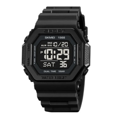 Годинник наручний SKMEI 1988BK чорний + коробочка