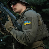 M-Tac нашивка прапор України бойовий (вишивка) Ranger Green M-Tac нашивка прапор України бойовий (вишивка) Ranger Green
