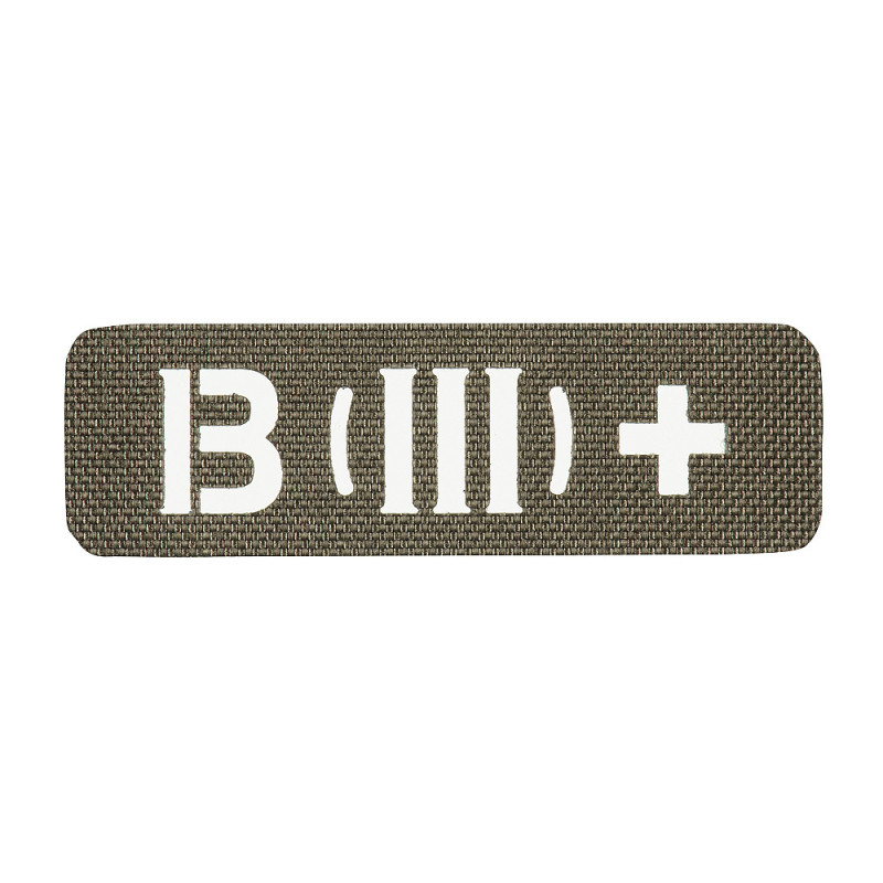 M-Tac нашивка група крові B (III) + наскрізна Laser Cut 25х80 Ranger Green M-Tac нашивка група крові B (III) + наскрізна Laser Cut 25х80 Ranger Green