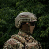 M-Tac нашивка група крові B (III) - наскрізна Laser Cut 25х80 Multicam