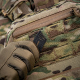 M-Tac нашивка група крові B (III) - наскрізна Laser Cut 25х80 Multicam