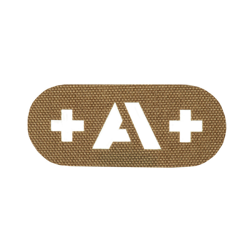 M-Tac нашивка група крові +A+ наскрізна Laser Cut Coyote M-Tac нашивка група крові +A+ наскрізна Laser Cut Coyote