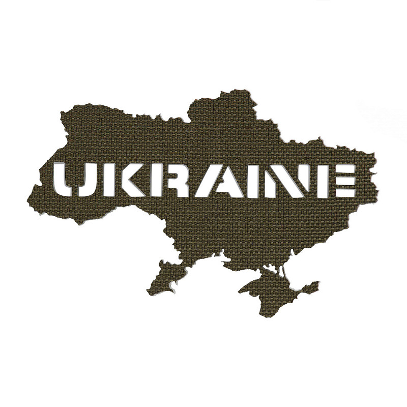 M-Tac нашивка Ukraine (контур) скрізна Laser Cut Ranger Green M-Tac нашивка Ukraine (контур) скрізна Laser Cut Ranger Green