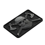M-Tac нашивка Bearded Skull 3D PVC Black/Grey M-Tac нашивка Bearded Skull 3D PVC Black/Grey
