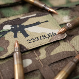 M-Tac нашивка AR-15 .223/5,56 Laser Cut Multicam/Black M-Tac нашивка AR-15 .223/5,56 Laser Cut Multicam/Black
