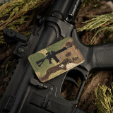 M-Tac нашивка AR-15 .223/5,56 Laser Cut Multicam/Black M-Tac нашивка AR-15 .223/5,56 Laser Cut Multicam/Black