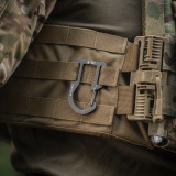 M-Tac карабін алюмінієвий на спорядження Dark Grey M-Tac карабін алюмінієвий на спорядження Dark Grey