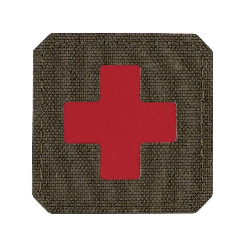 M-Tac нашивка Medic Cross Laser Cut Ranger Green/Red M-Tac нашивка Medic Cross Laser Cut Ranger Green/Red