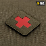 M-Tac нашивка Medic Cross Laser Cut Ranger Green/Red M-Tac нашивка Medic Cross Laser Cut Ranger Green/Red