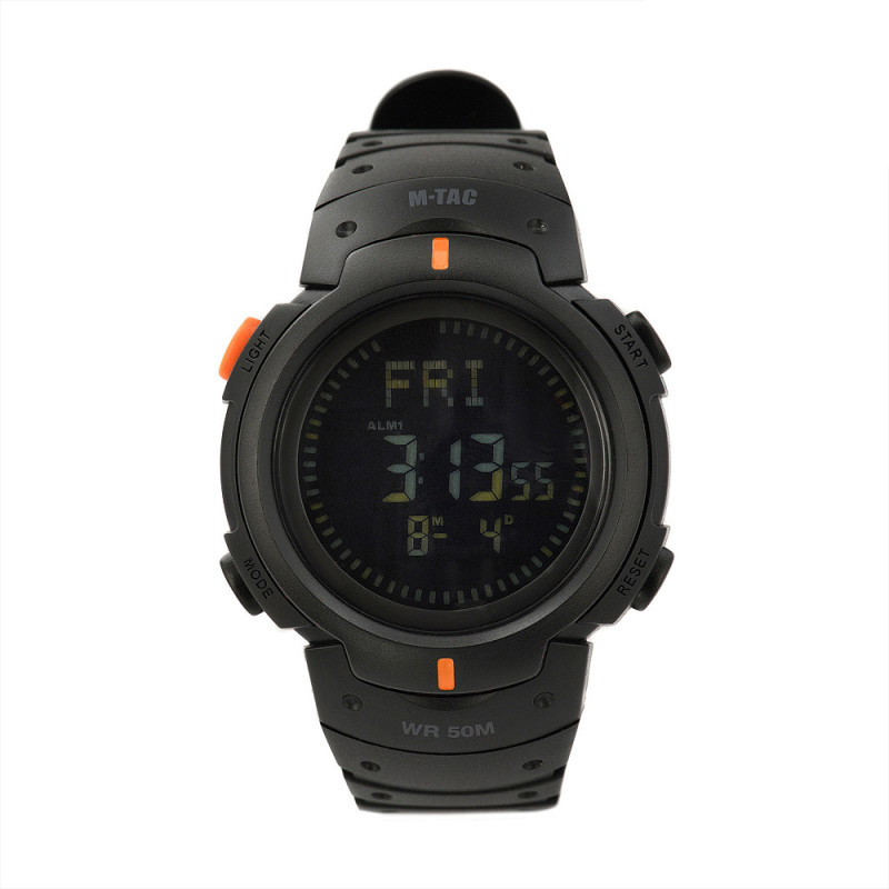 M-Tac годинник тактичний з компасом Black M-Tac годинник тактичний з компасом Black