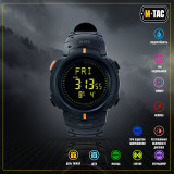 M-Tac годинник тактичний з компасом Black M-Tac годинник тактичний з компасом Black